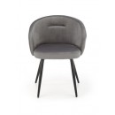 Стул HALMAR K430 серый/черный